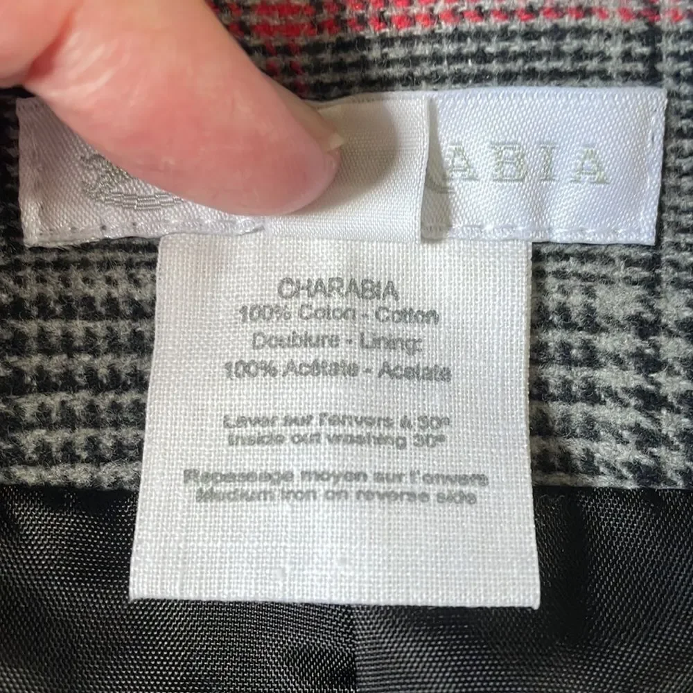Vintage Charabia Kid’s Glen Plaid Jacket